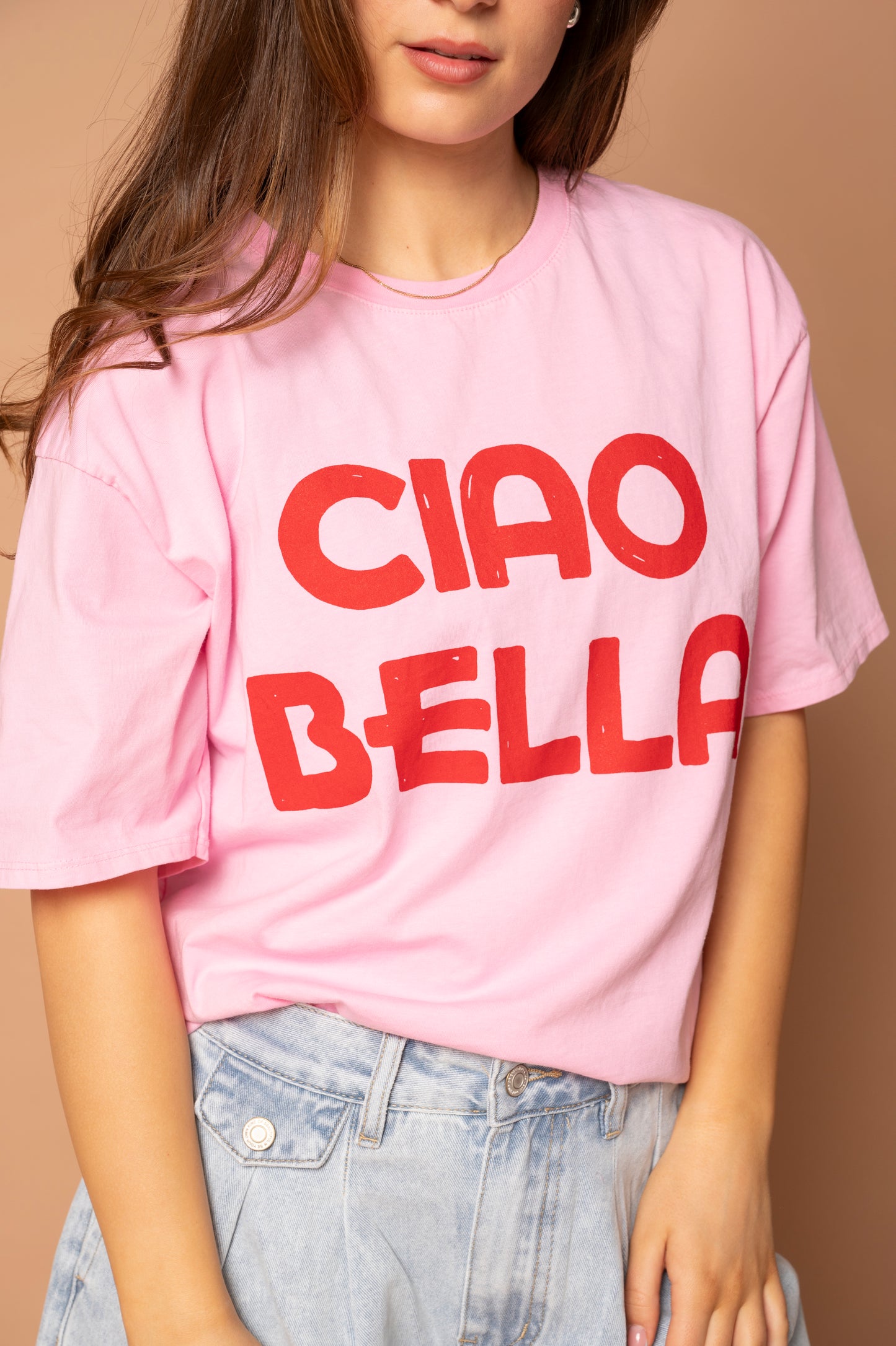 CIAO BELLA Női 'Oversize' Póló