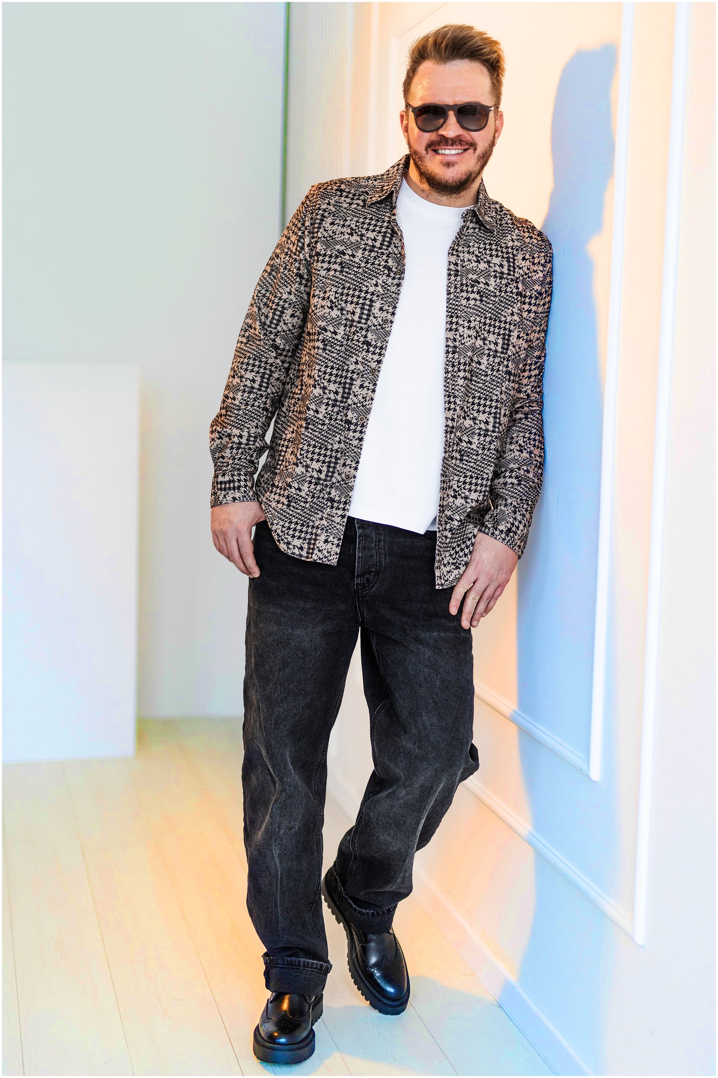 GIANNI LUPO 'zampi' overshirt