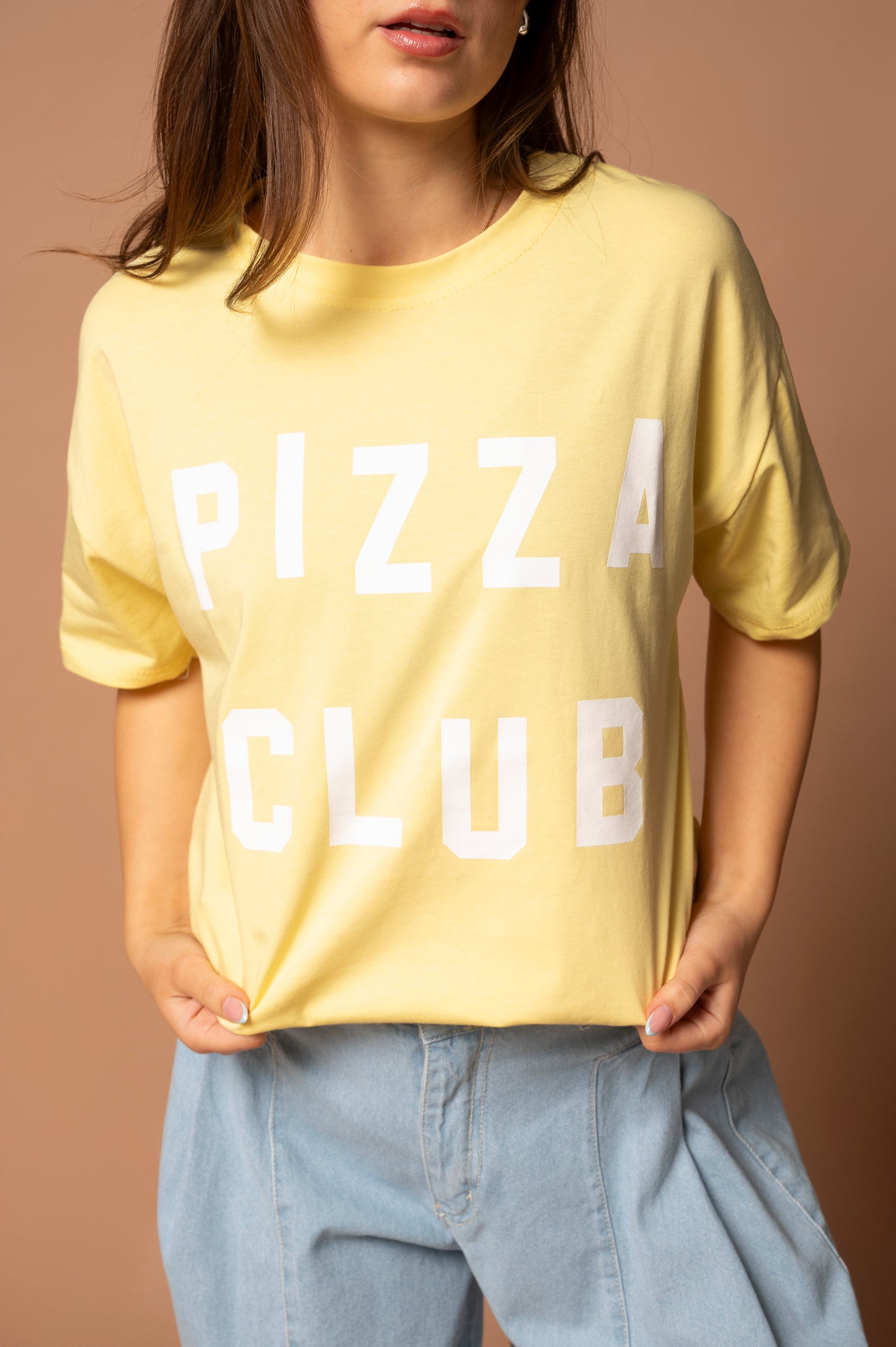 PIZZA CLUB Női 'Oversize' Póló