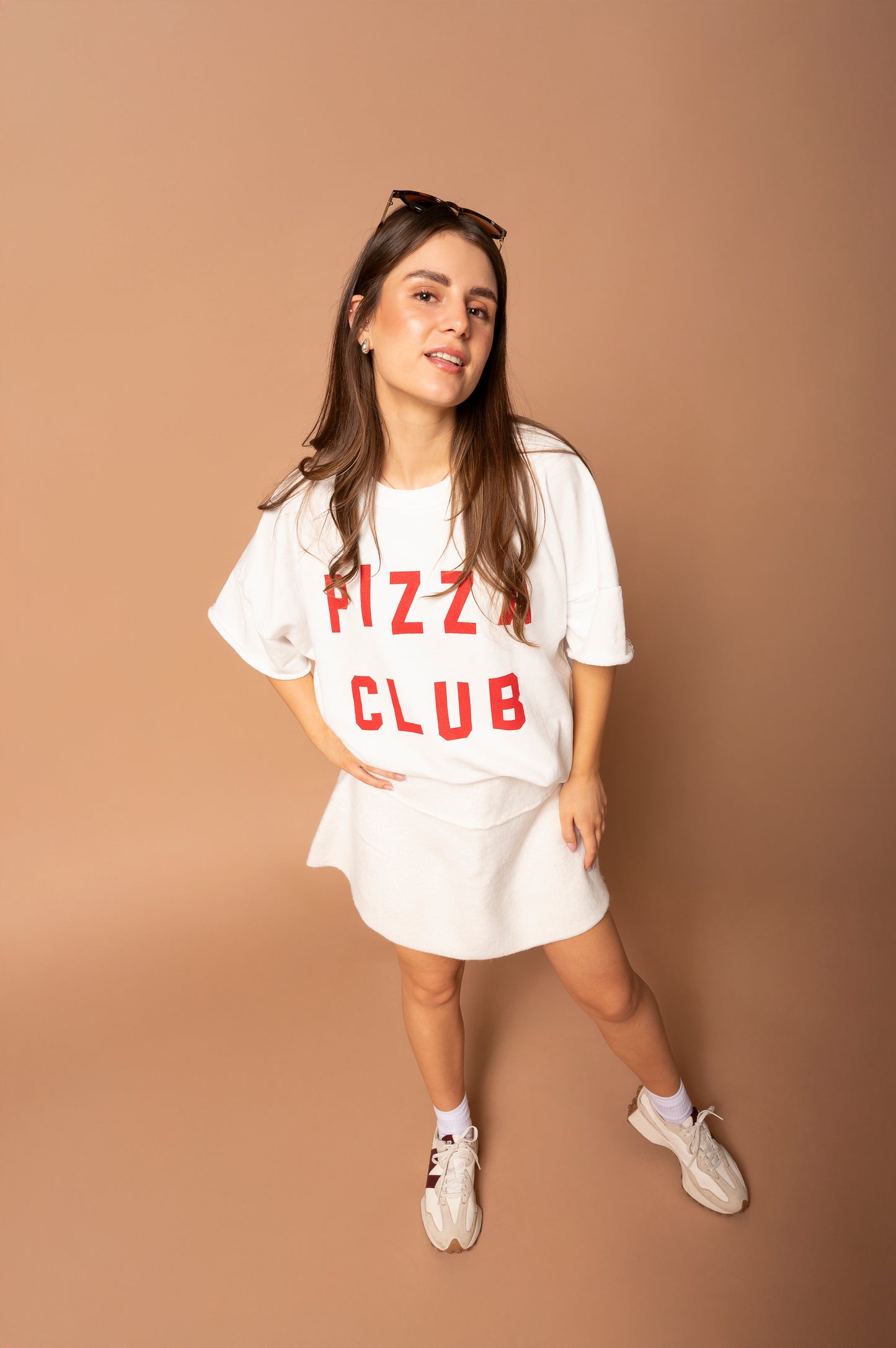 PIZZA CLUB Női 'Oversize' Felső