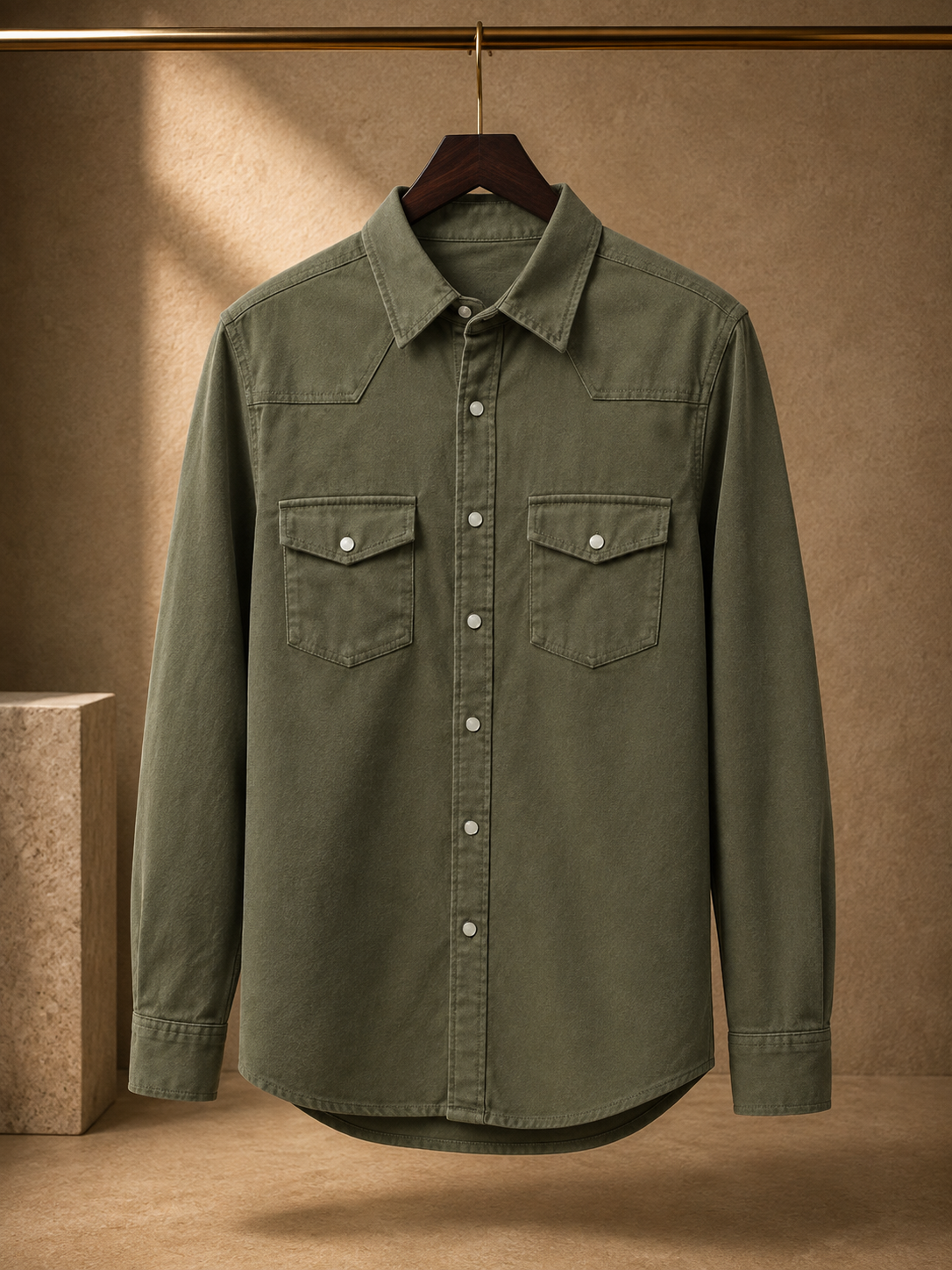 DENIM OVERSHIRT