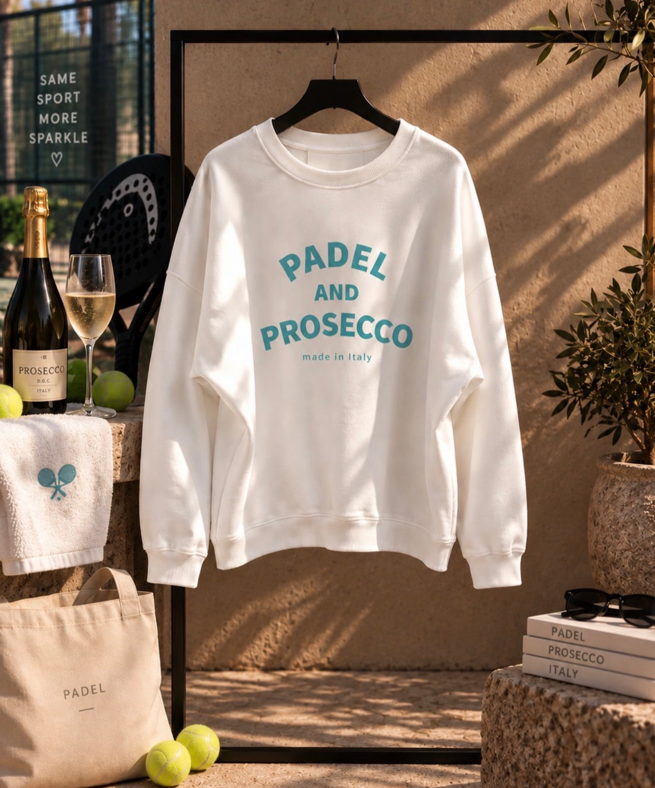 PADEL & PROSECCO pulóver