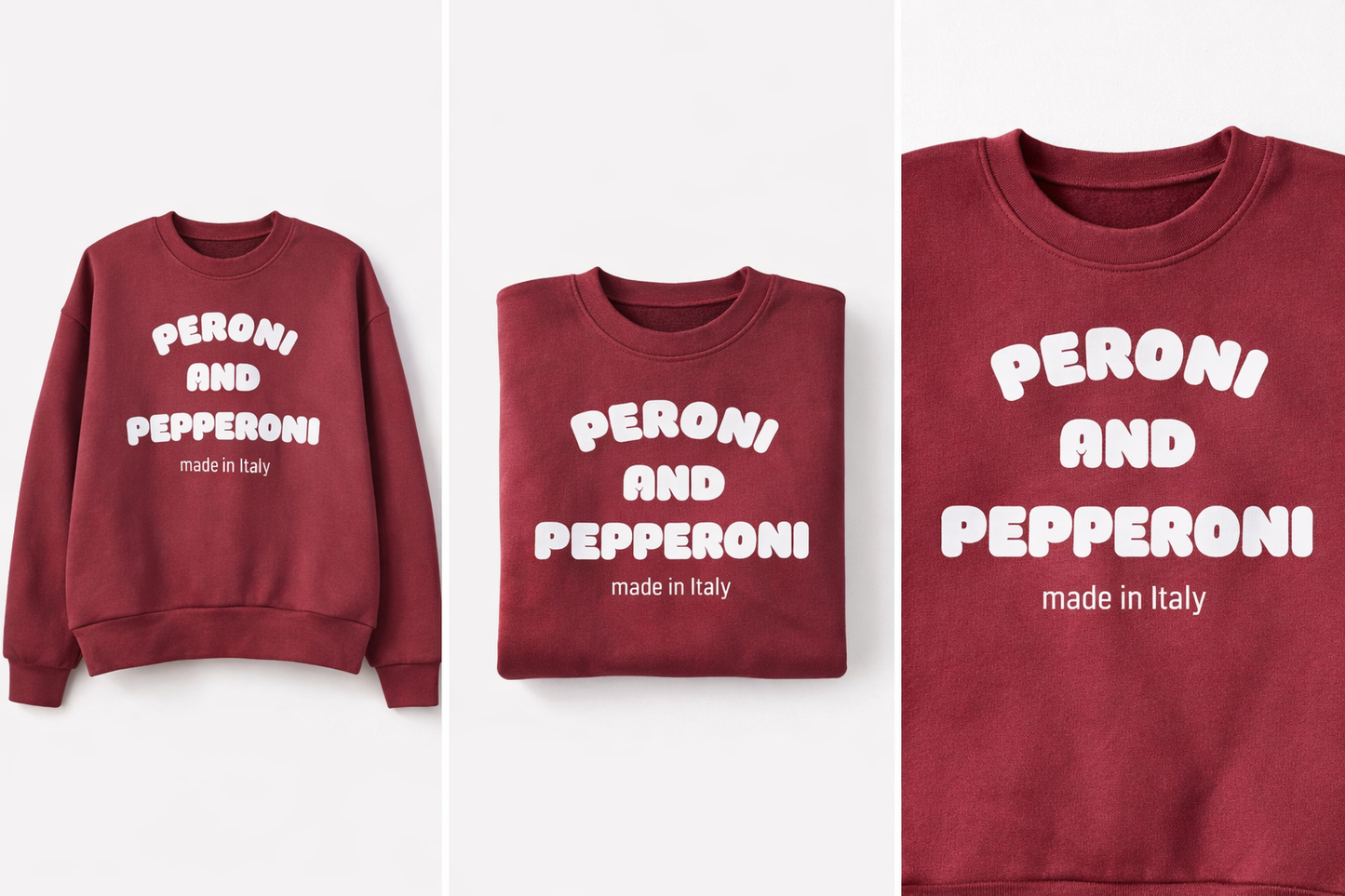 PERONI & PEPPERONI 'FELPA'