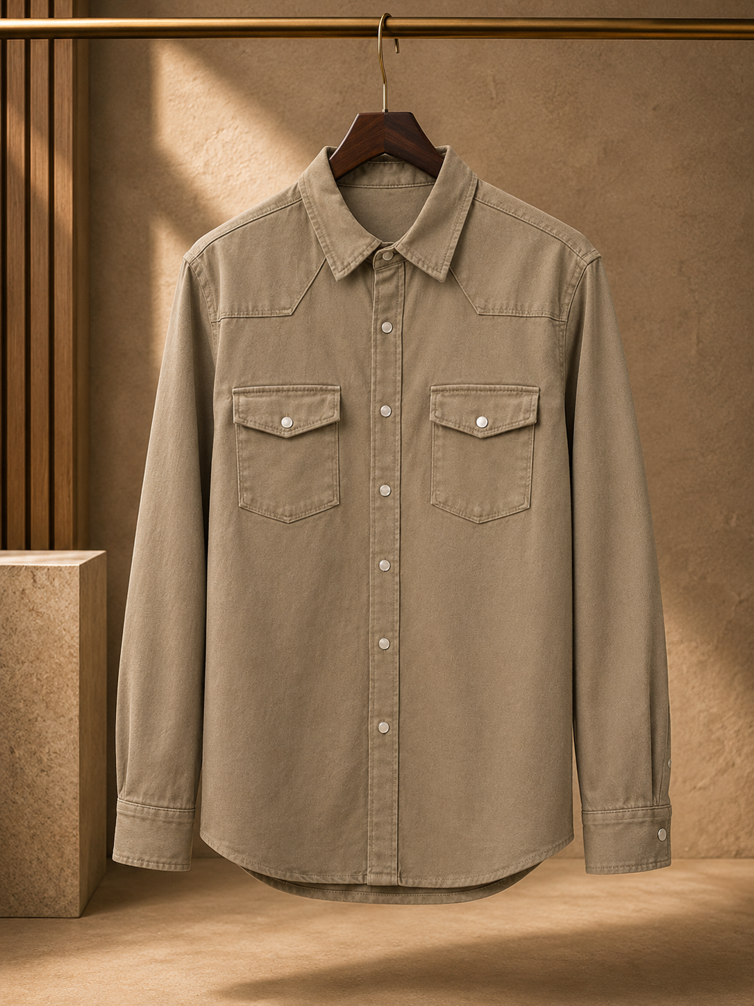 DENIM OVERSHIRT