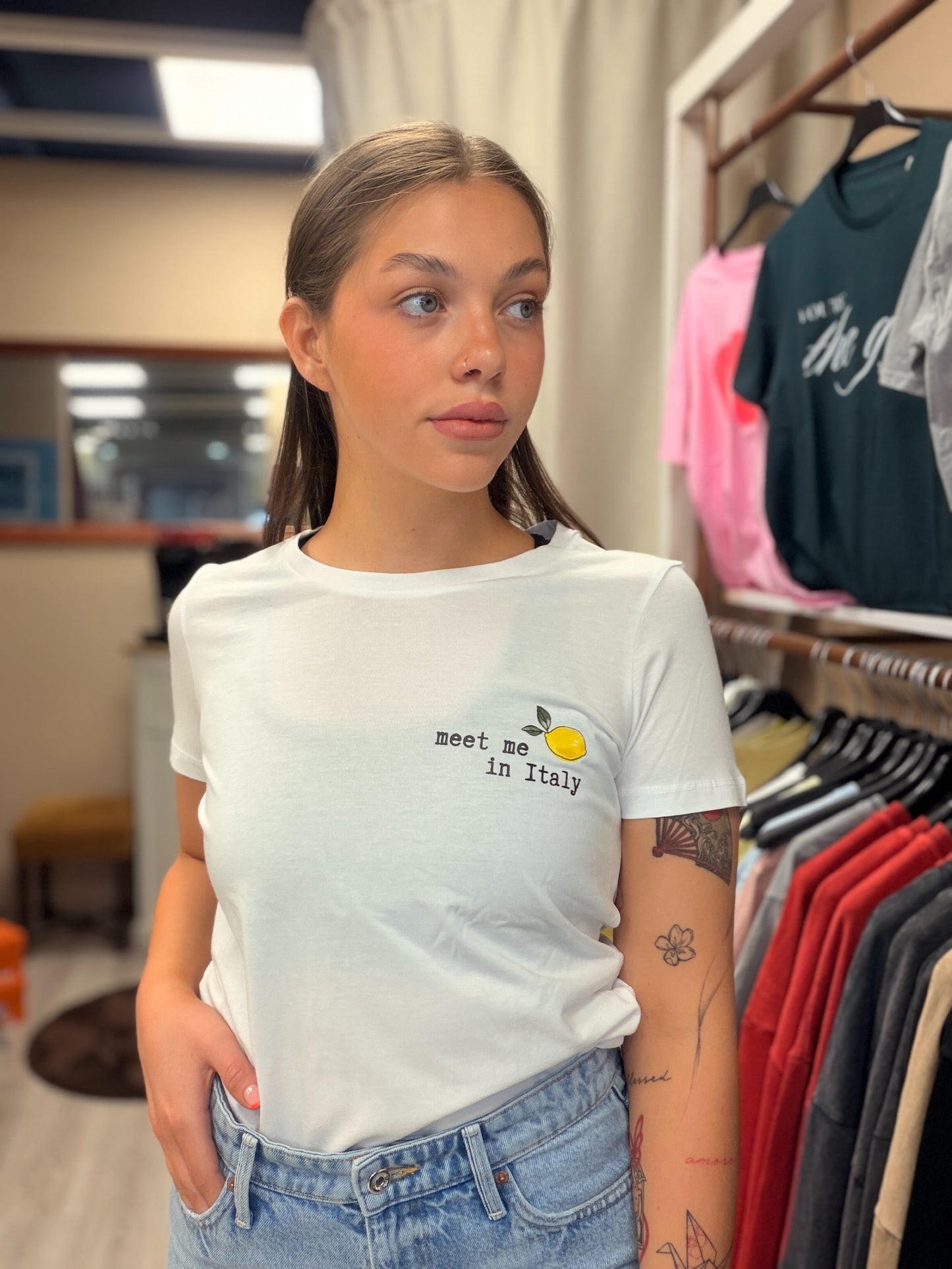 ‘MEET ME IN ITALY’ T-SHIRT