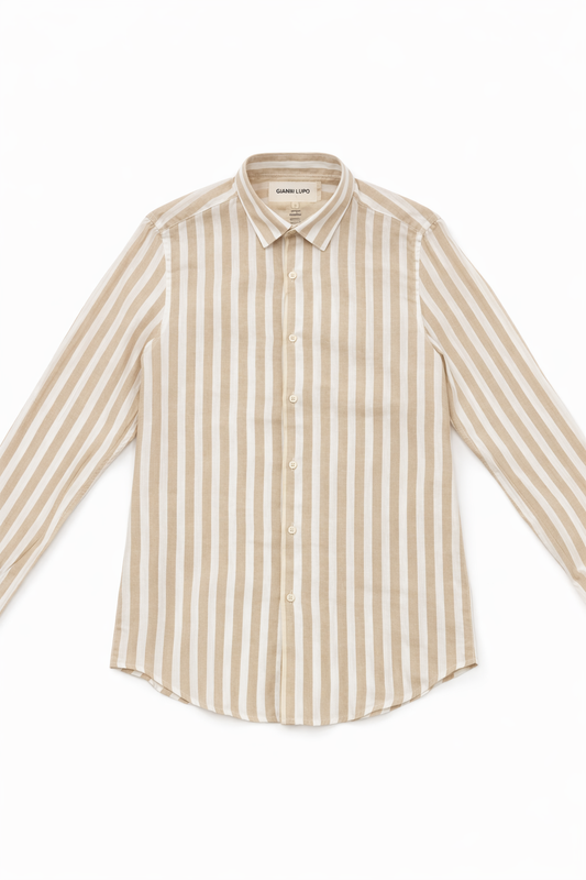GIANNI LUPO ‘BEIGE RIVIERA’ SHIRT