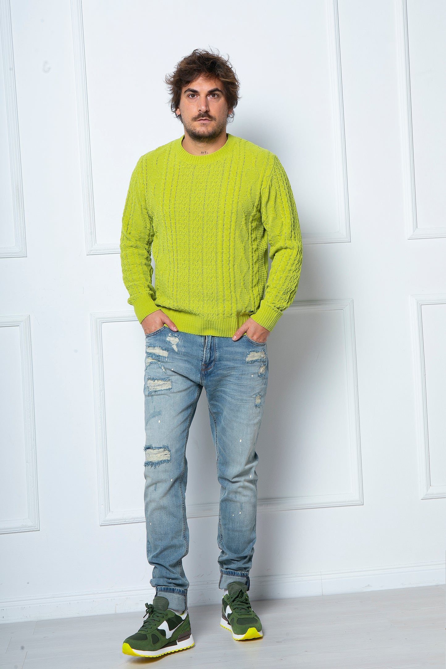 GIANNI LUPO kötött pulóver