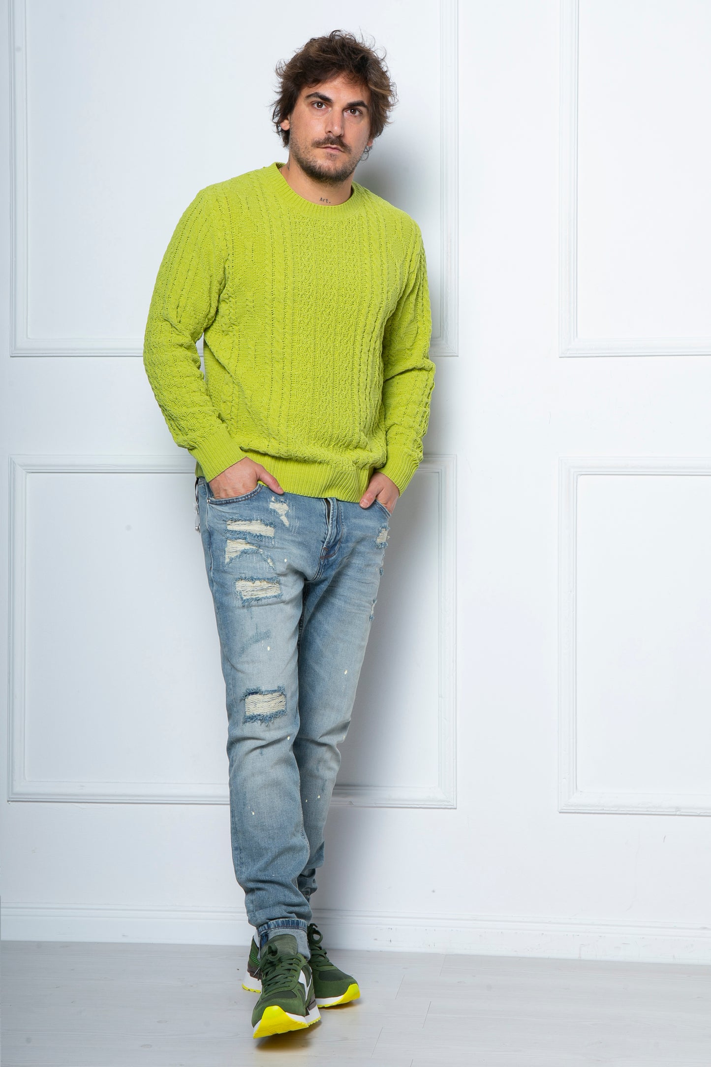 GIANNI LUPO kötött pulóver