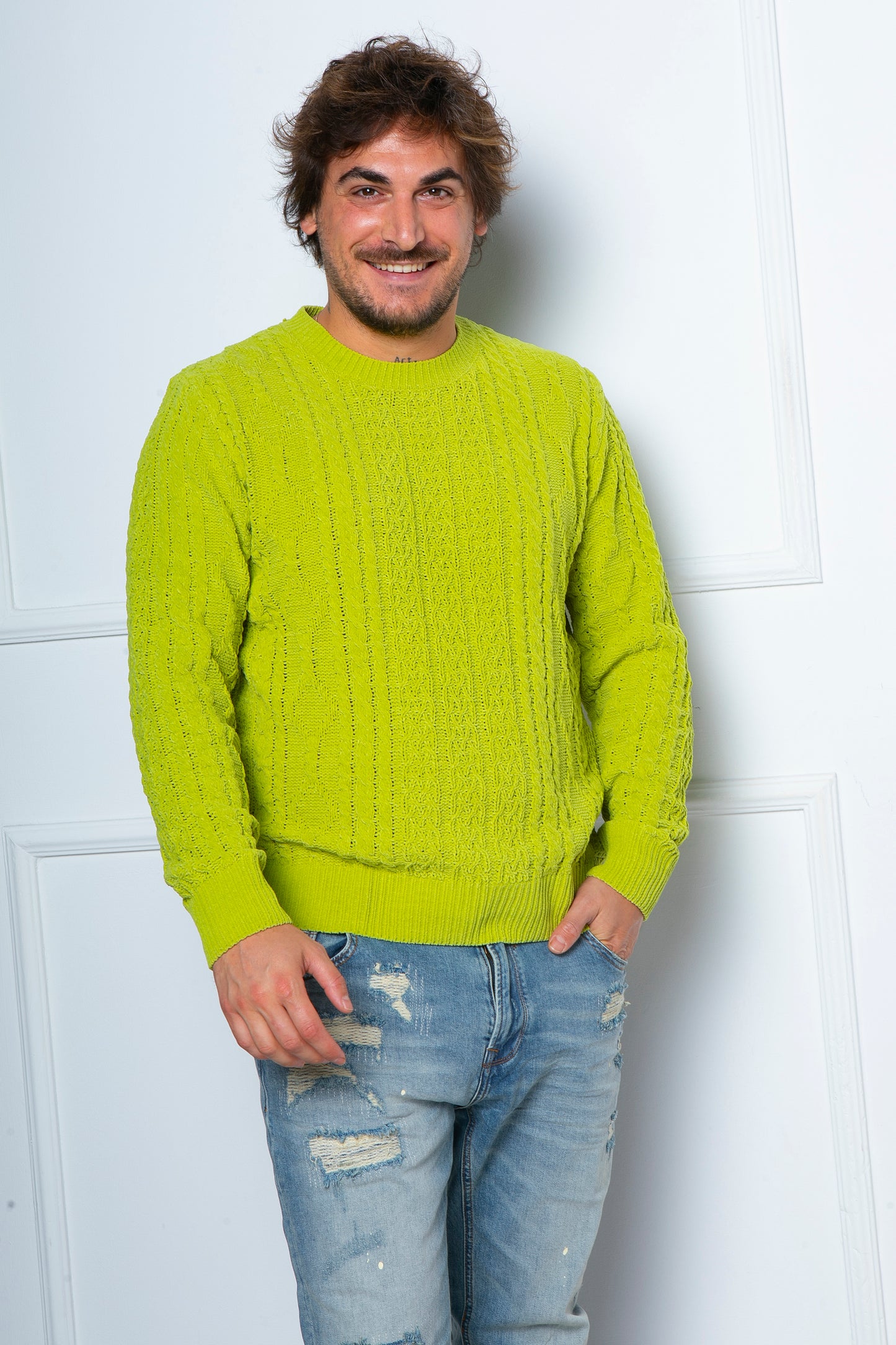 GIANNI LUPO kötött pulóver