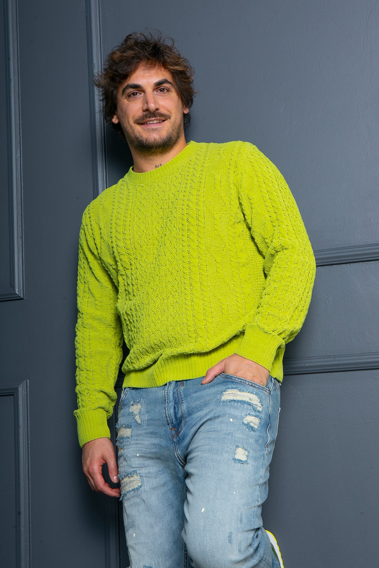 GIANNI LUPO kötött pulóver