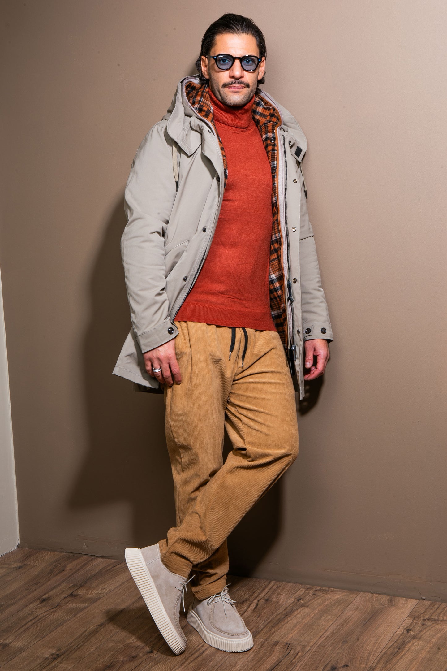 GIANNI LUPO 'beige' parka