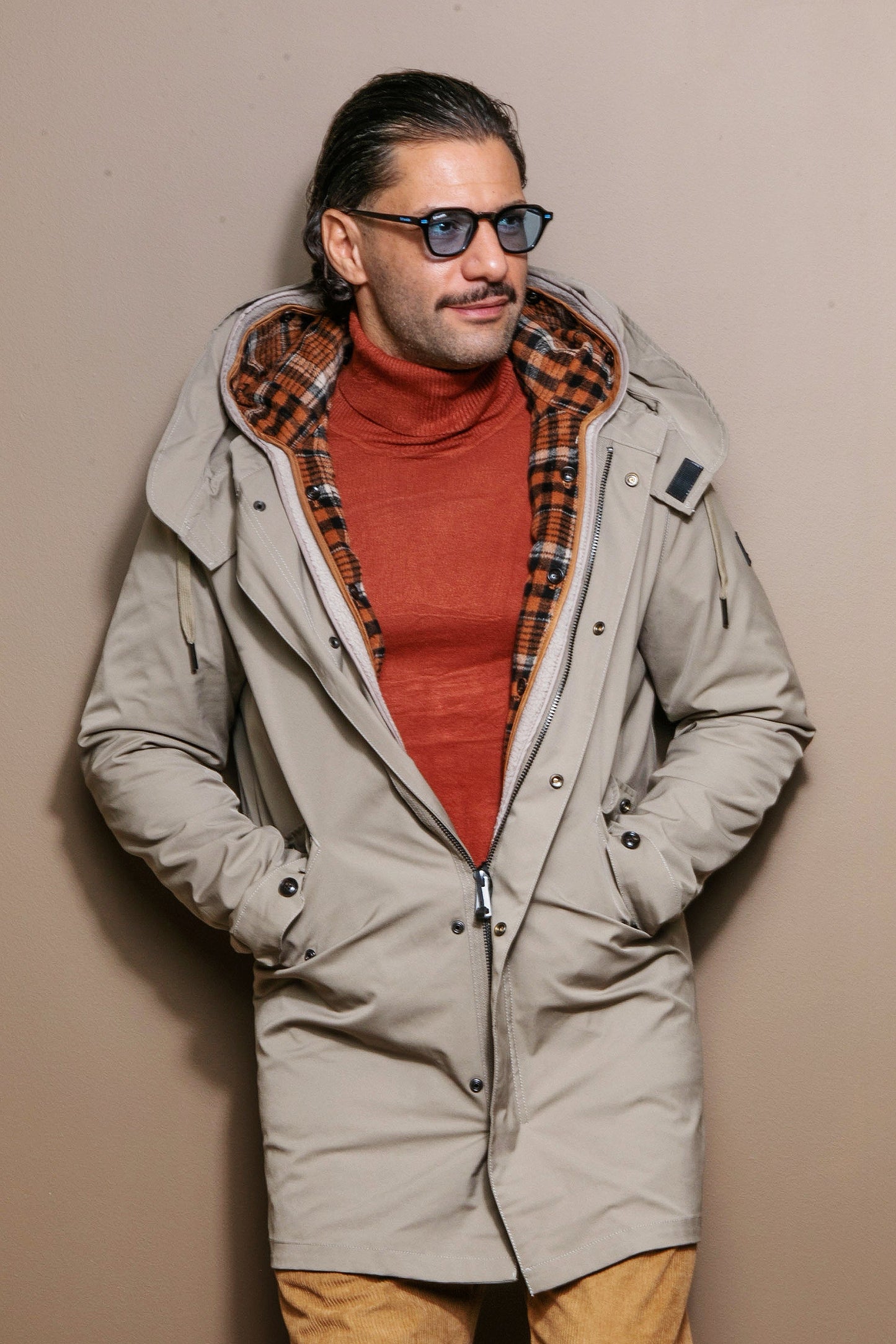 GIANNI LUPO 'beige' parka