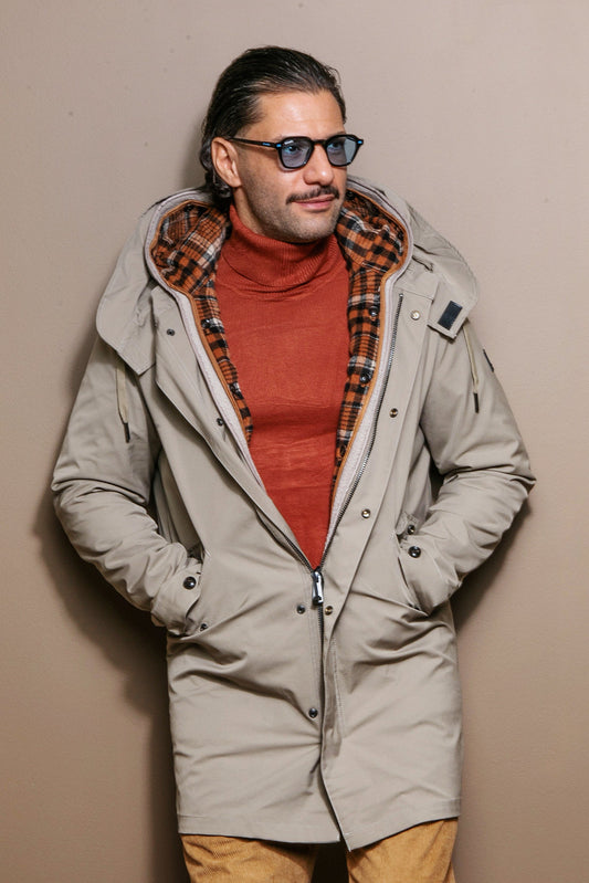 GIANNI LUPO 'beige' parka