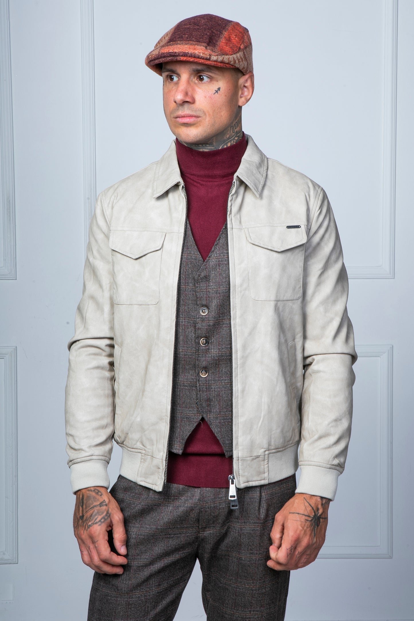 GIANNI LUPO bőrkabát