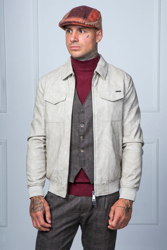 GIANNI LUPO bőrkabát