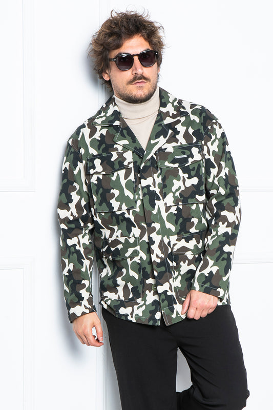 WHY NOT BRAND Terepmintás overshirt