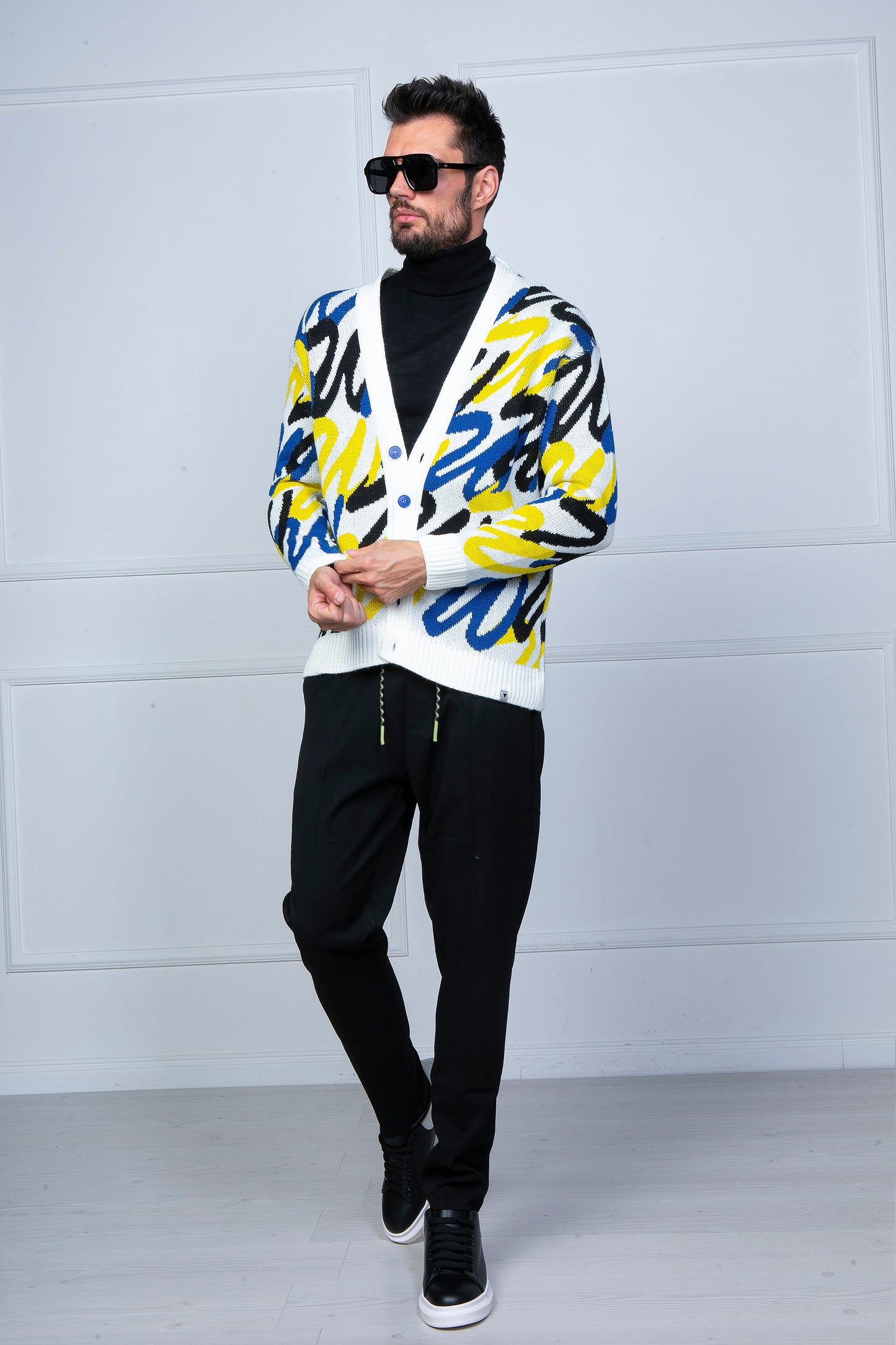 GIANNI LUPO ‘graffiti’ kardigán