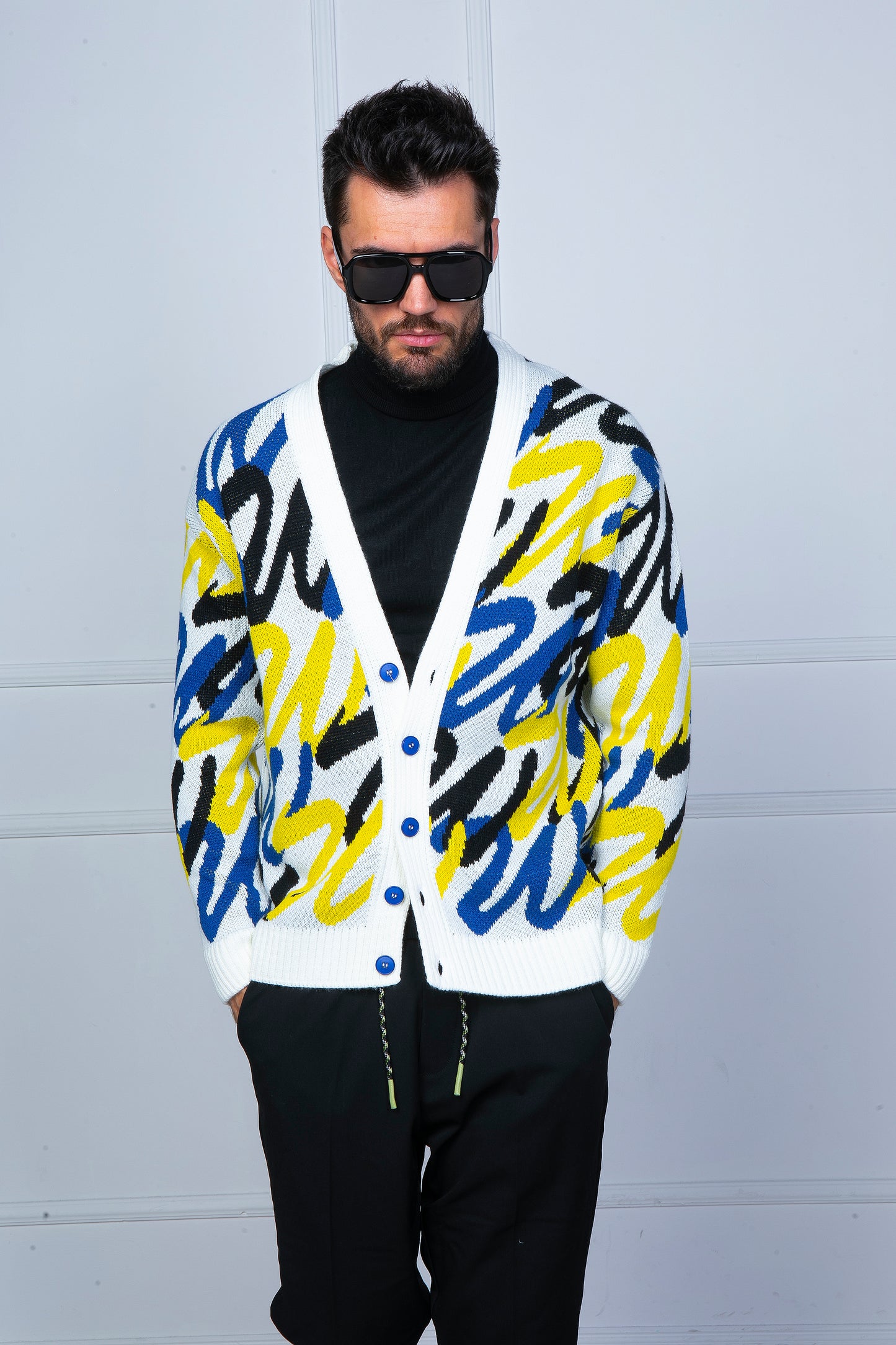 GIANNI LUPO ‘graffiti’ kardigán