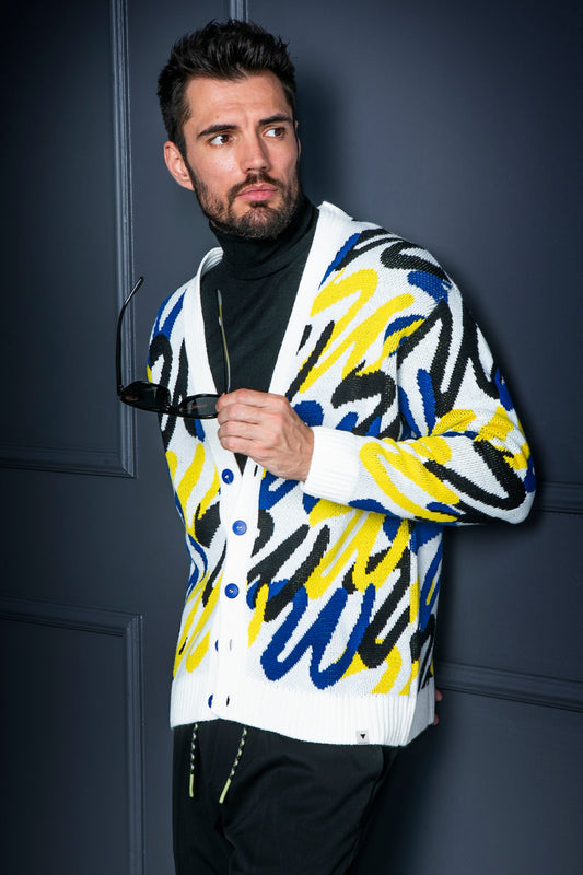 GIANNI LUPO ‘graffiti’ kardigán