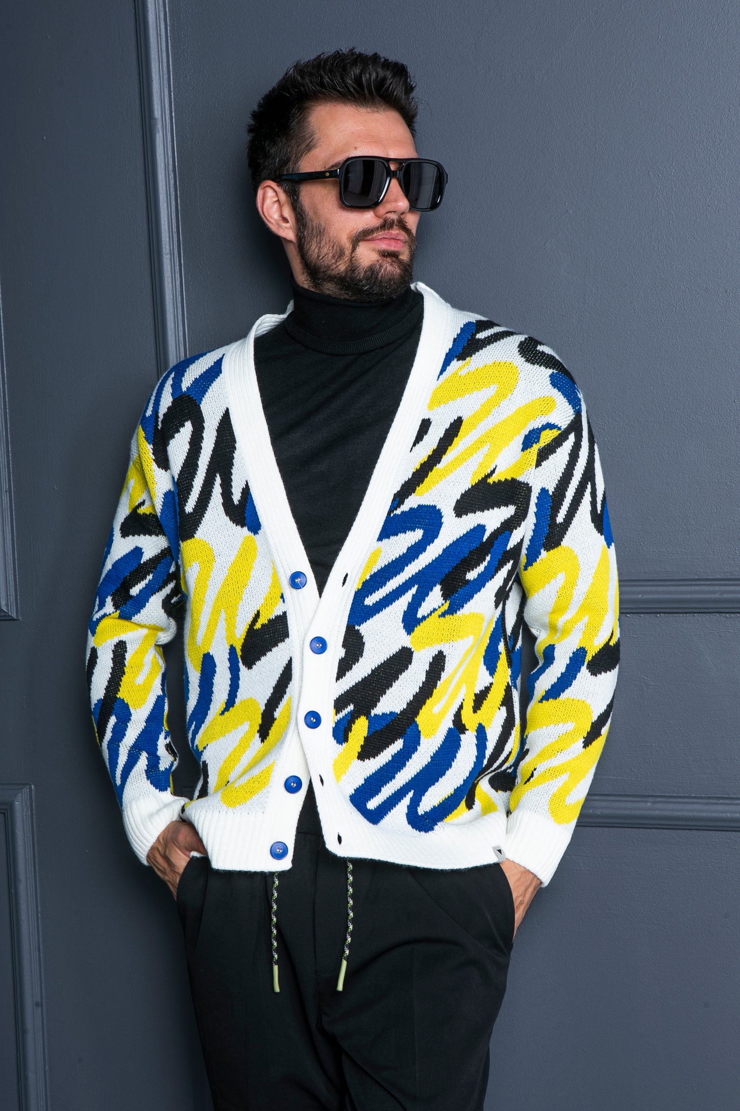 GIANNI LUPO ‘graffiti’ kardigán