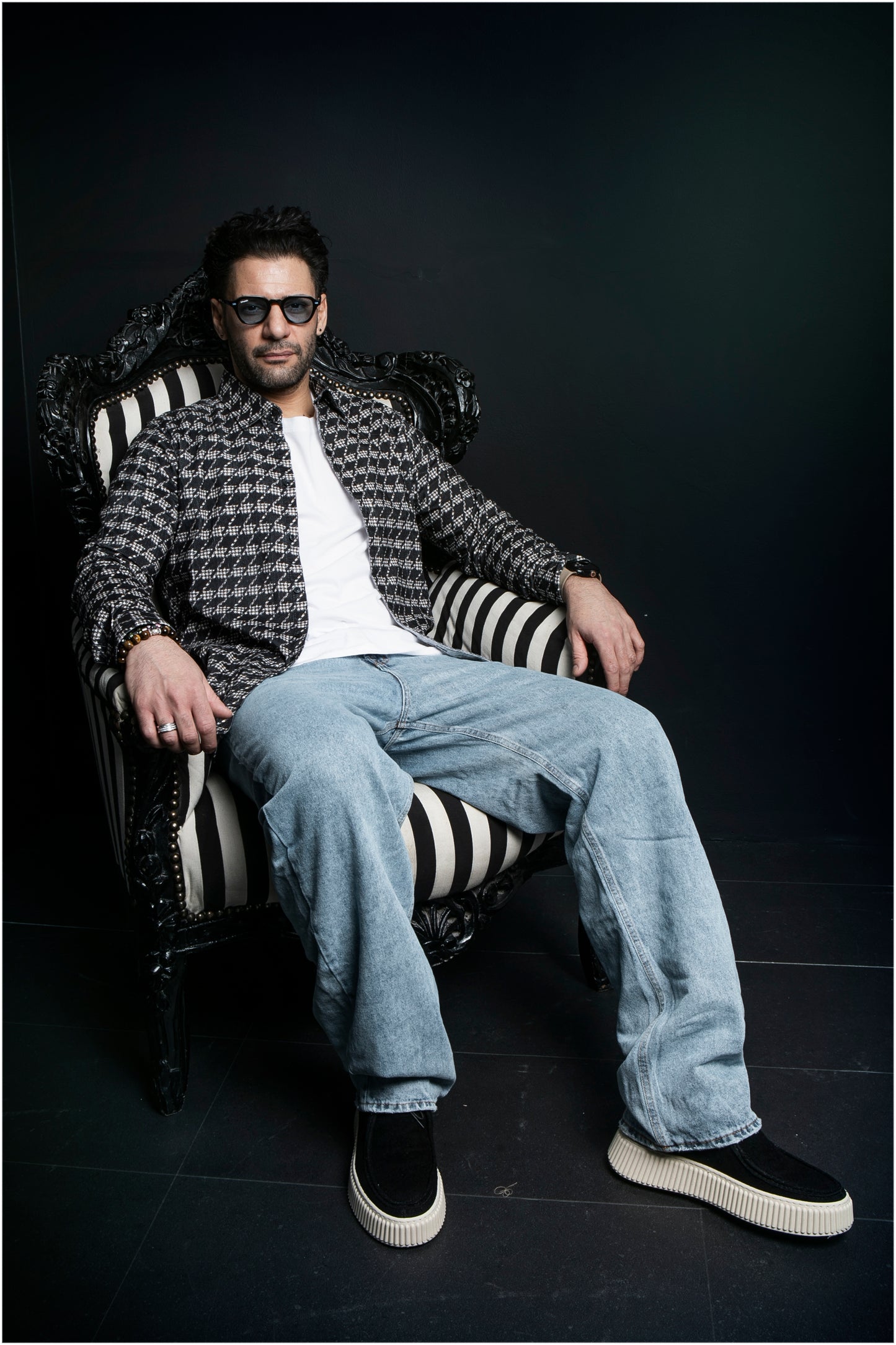 GIANNI LUPO 'zampi' overshirt