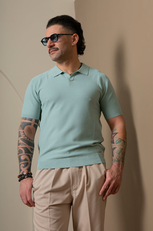 GIANNI LUPO ‘COLLARED’ T-SHIRT