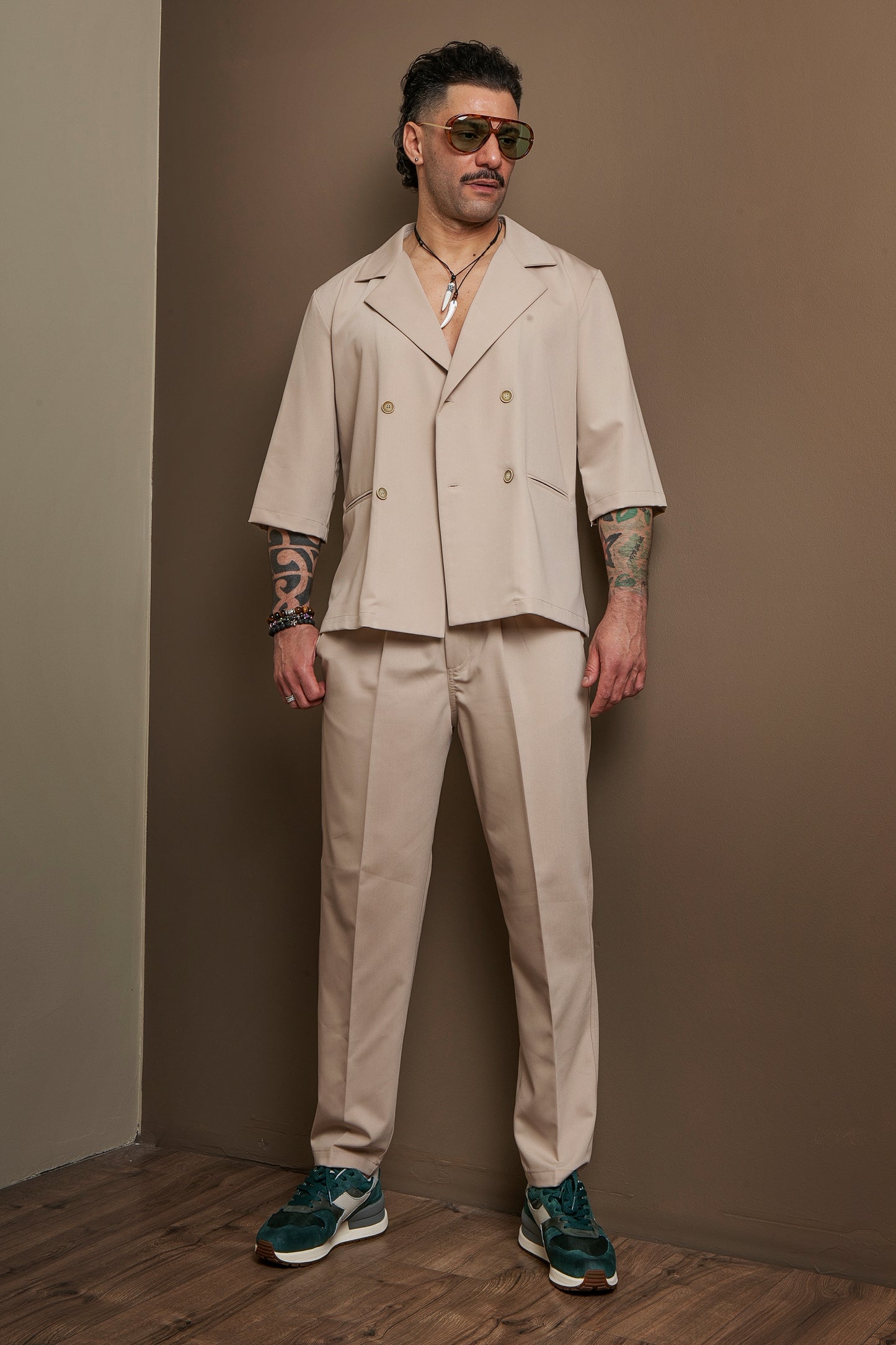 GIANNI LUPO BEIGE SZETT 'BLÉZER'