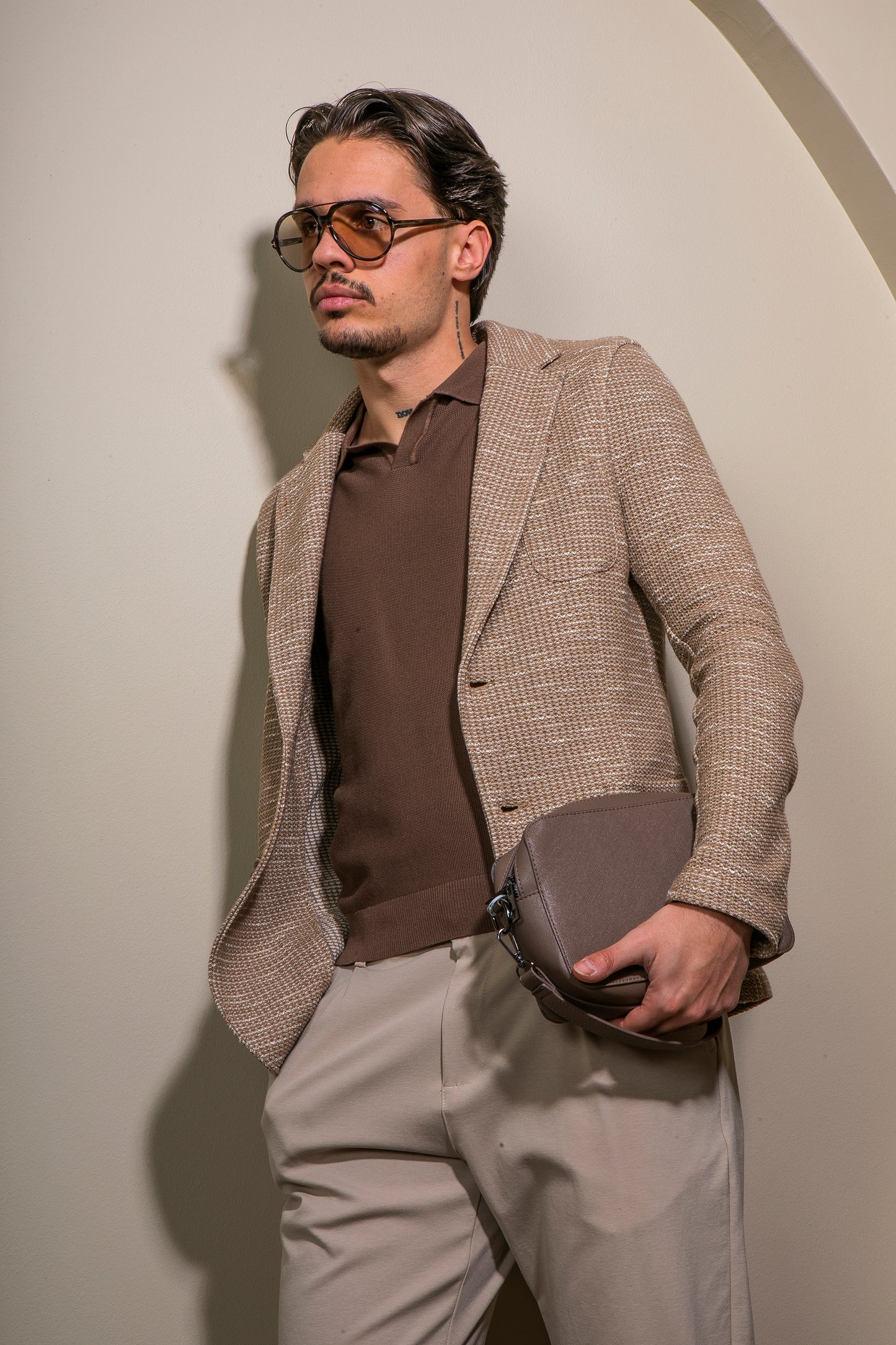 GIANNI LUPO ‘COLLARED’ T-SHIRT