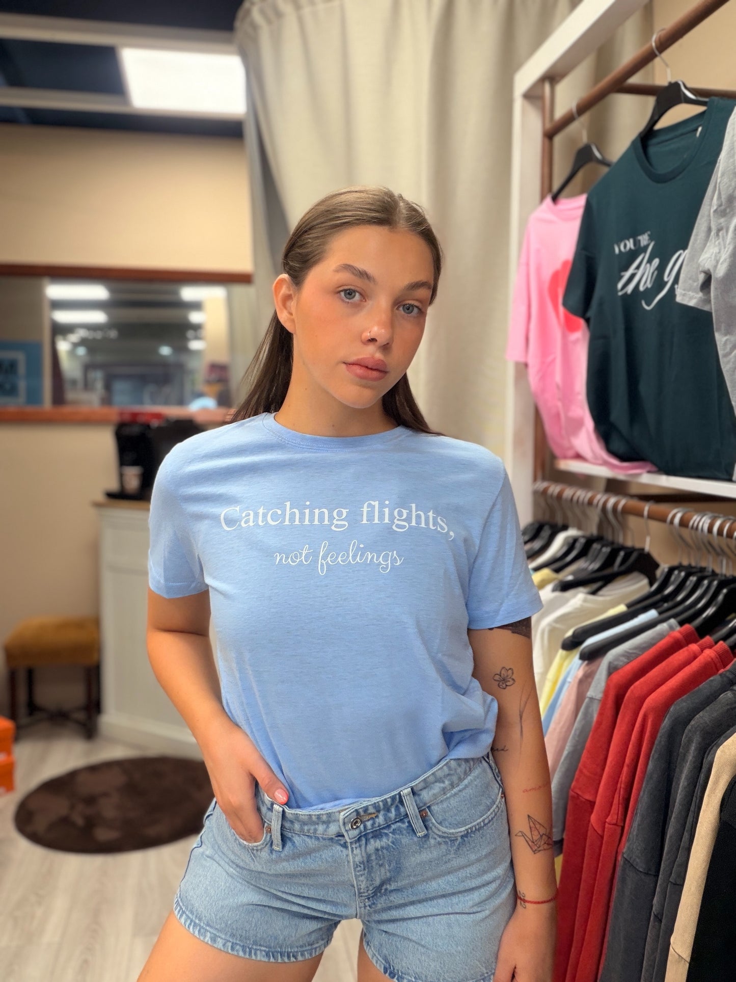 ‘CATCHING FLIGHTS’ T-SHIRT