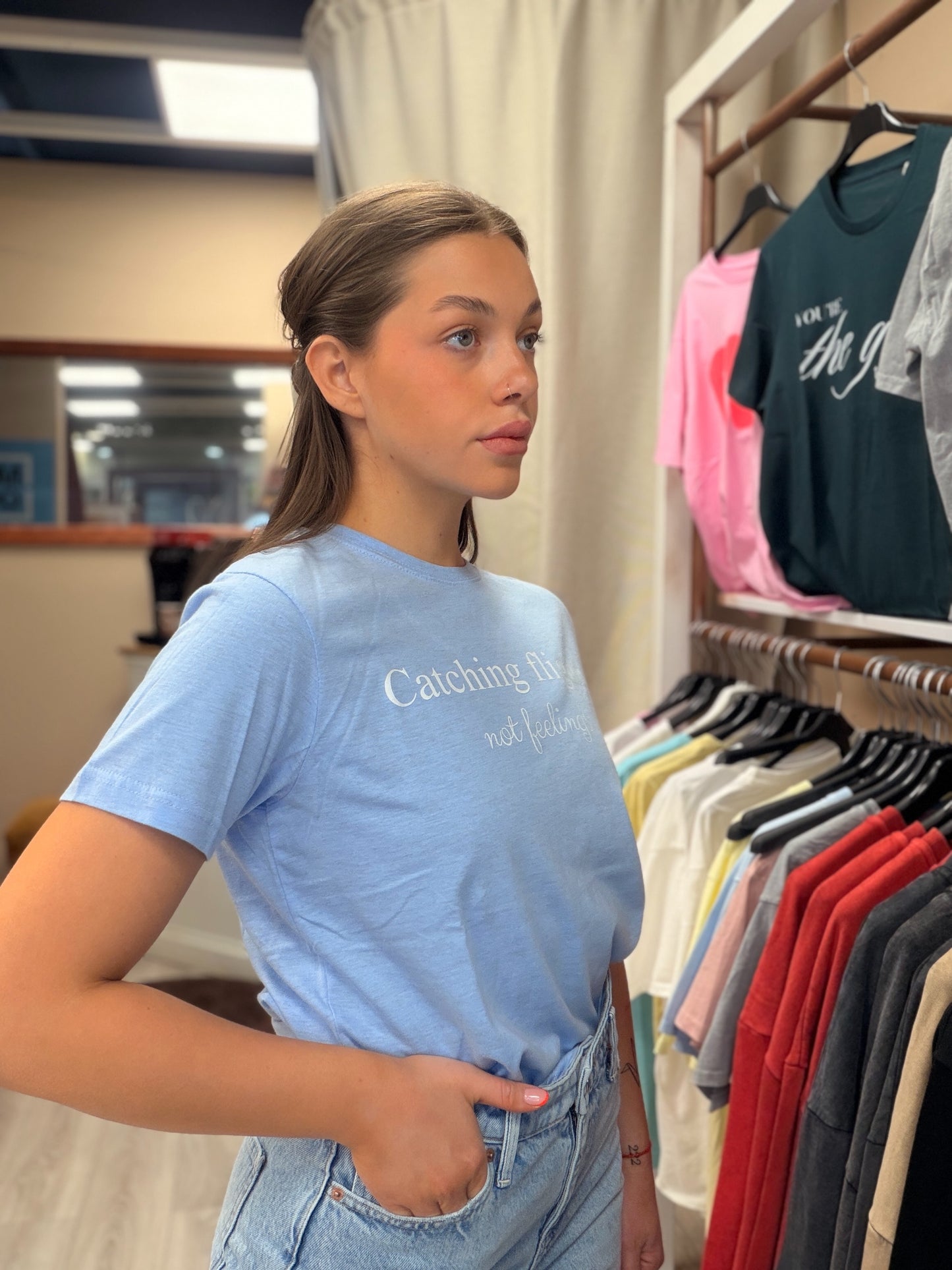 ‘CATCHING FLIGHTS’ T-SHIRT