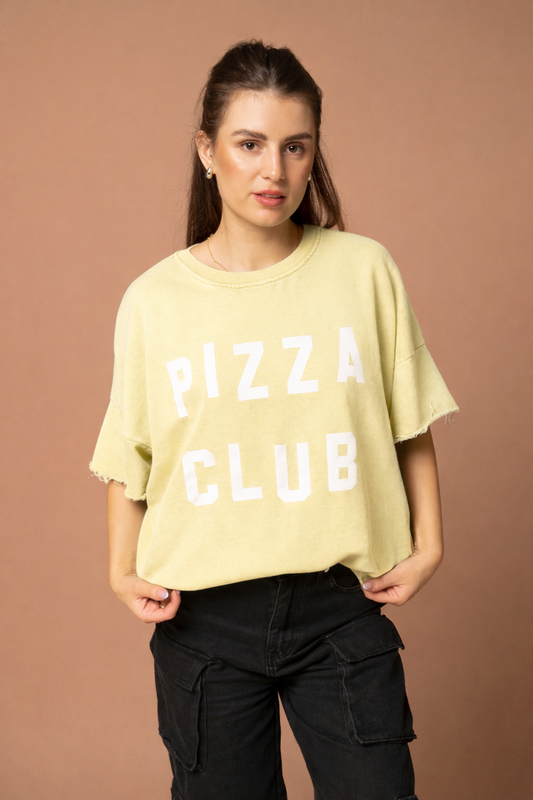 PIZZA CLUB Női 'Oversize' Felső